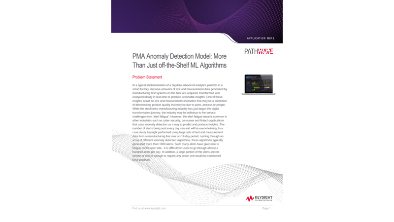 PMA Anomaly Detection Model: More Than Just off-the-Shelf ML Algorithms